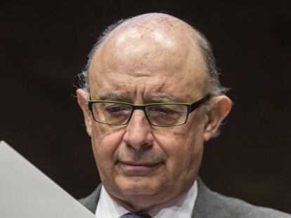 El ministro de Hacienda en funciones, Cristóbal Montoro.