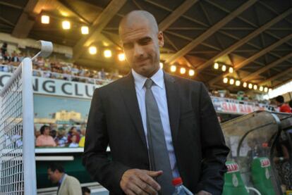 Pep Guardiola, tras el partido.