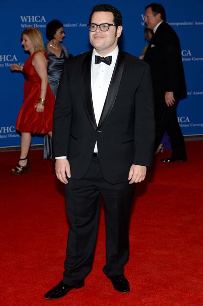 El actor estadounidense Josh Gad fue otro de los invitados a la gala.