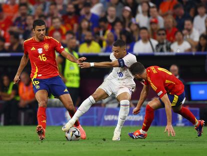 Partido de semifinales entre España y Francia de la Eurocopa 2024