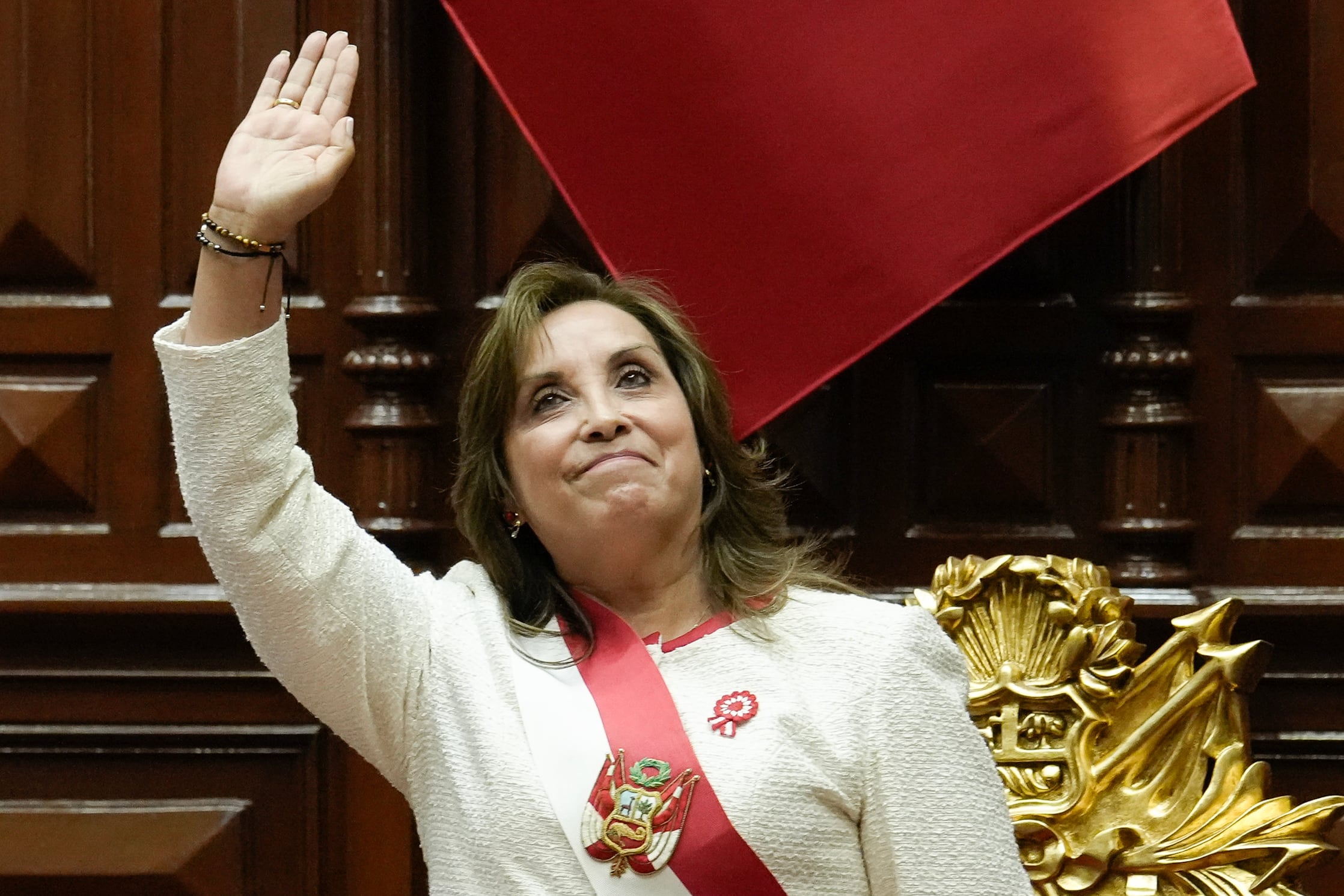 Dina Boluarte da su último mensaje a la nación ante un Congreso peruano semivacío