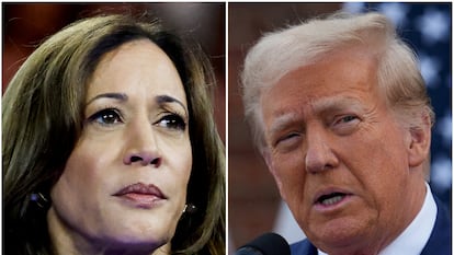 Kamala Harris and Donald Trump.