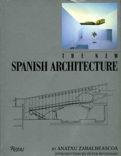 'The new Spanish architecture' (1992) es el primer libro de Zabalbeascoa. |