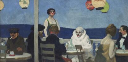 Soir bleu (1914), pintura de Edward Hopper