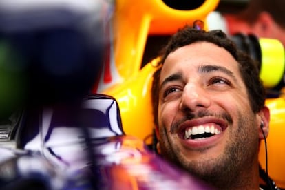 Ricciardo, este viernes en Interlagos.