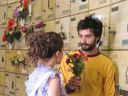 Adrián Navarro y Nuria Gago, en <i>Ciudad en celo.</i>