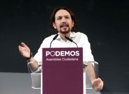 Podemos leader Pablo Iglesias (above) has said that the politicians who got Spain into the crisis will not get Spain out of it.