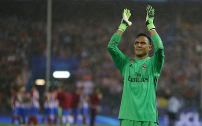 Keylor Navas, tras el partido ante el Atl&eacute;tico.