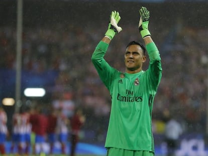 Keylor Navas, tras el partido ante el Atl&eacute;tico.