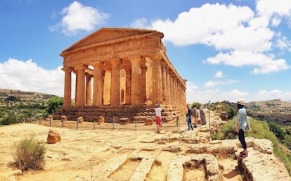 El Valle de los Templos, en la localidad siciliana de Agrigento (Italia).