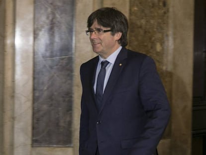 El presidente de la Generalitat, Carles Puigdemont.