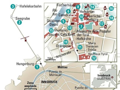 24 horas en Innsbruck, el mapa