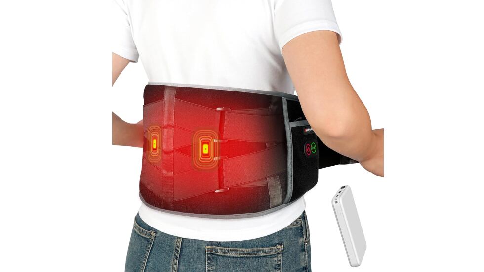 Almohadilla eléctrica para la zona lumbar.