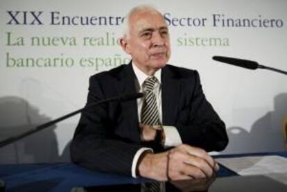 El presidente de la Asociación Española de Banca (AEB), Miguel Martín. EFE/Archivo