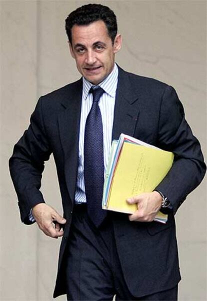 Nicolas Sarkozy, en el palacio del Elíseo en noviembre de 2005.