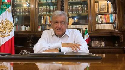 López Obrador en un vídeo informativo. 