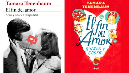 Capas do livro de Tenenbaum para para as editoras Seix Barral e Ariel.