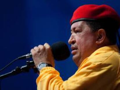 En la imagen, el presidente de Venezuela, Hugo Chávez. EFE/Archivo