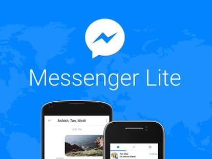 Facebook anuncia Messenger Lite pensando en los teléfonos menos potentes