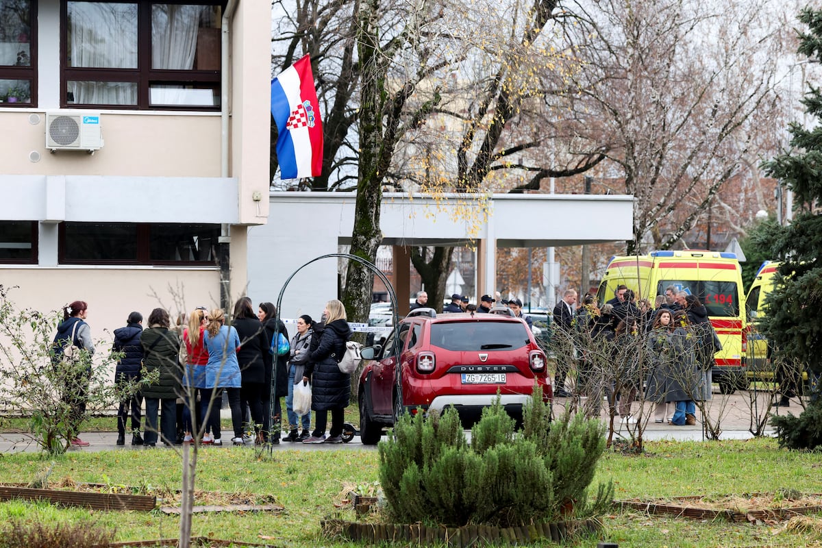 A child dies in Croatia after a knife attack by a young man in a school in the capital