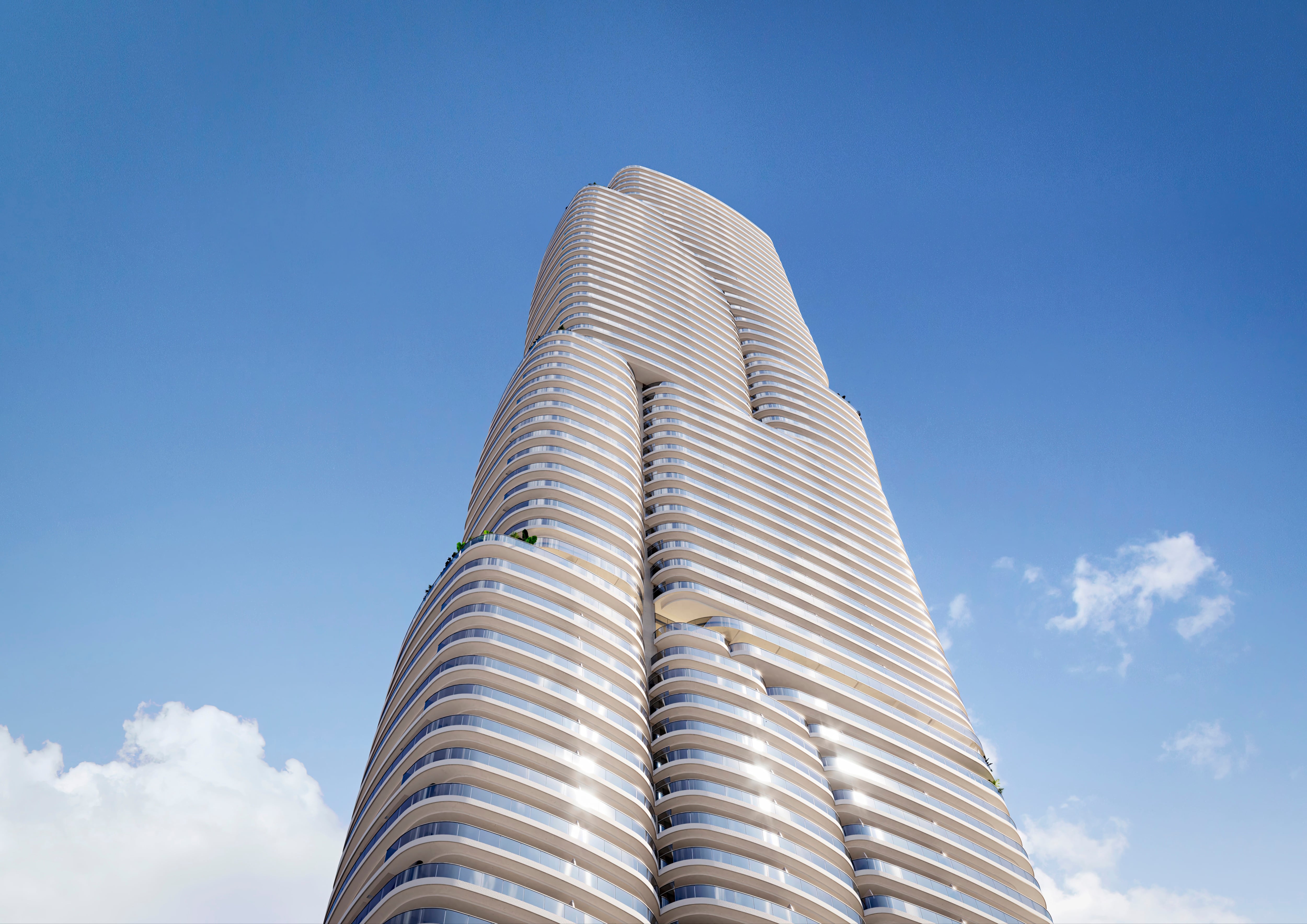Recreación de TM Tower, en Benidorm, promovida por TM Grupo Inmobiliario, en una imagen cedida por la empresa.