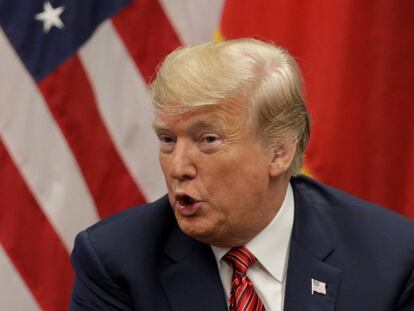 El presidente de EE UU, Donald Trump.