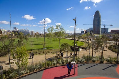 El nuevo parc de les Glòries de Barcelona.