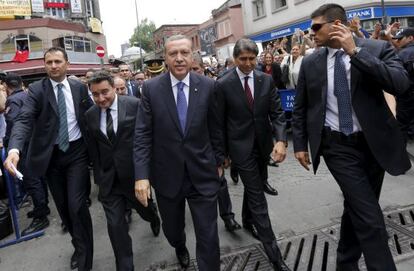 Recep Tayyip Erdogan, en Estambul este viernes.