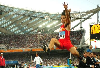 Lamela, en los Juegos de Atenas 2004.