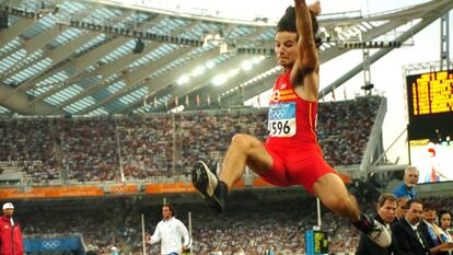 Lamela, en los Juegos de Atenas 2004.