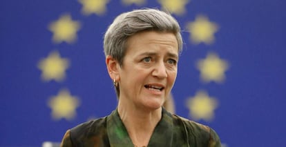 La vicepresidenta de la Comisión Europea responsable de Competencia, Margrethe Vestager.