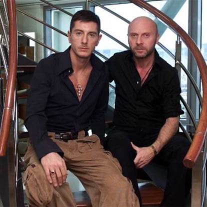 Stefano Gabbana, a la izquierda, y Domenico Dolce.