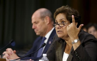 La directora de Inmigración y Aduanas de EE UU, Sarah Saldaña