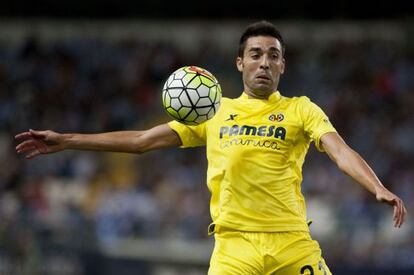 Bruno, en el partido contra el Villarreal. 