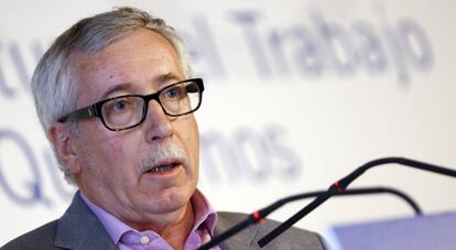 El secretario general de CCOO, Ignacio Fernández Toxo.