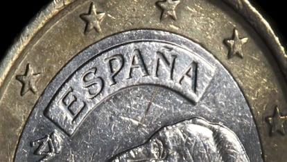 En la imagen, una moneda de euro. 