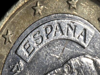 En la imagen, una moneda de euro. 