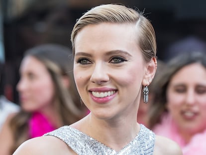 Scarlett Johansson at the premiere of the film 'Avengers: Infinity War' in 2018.