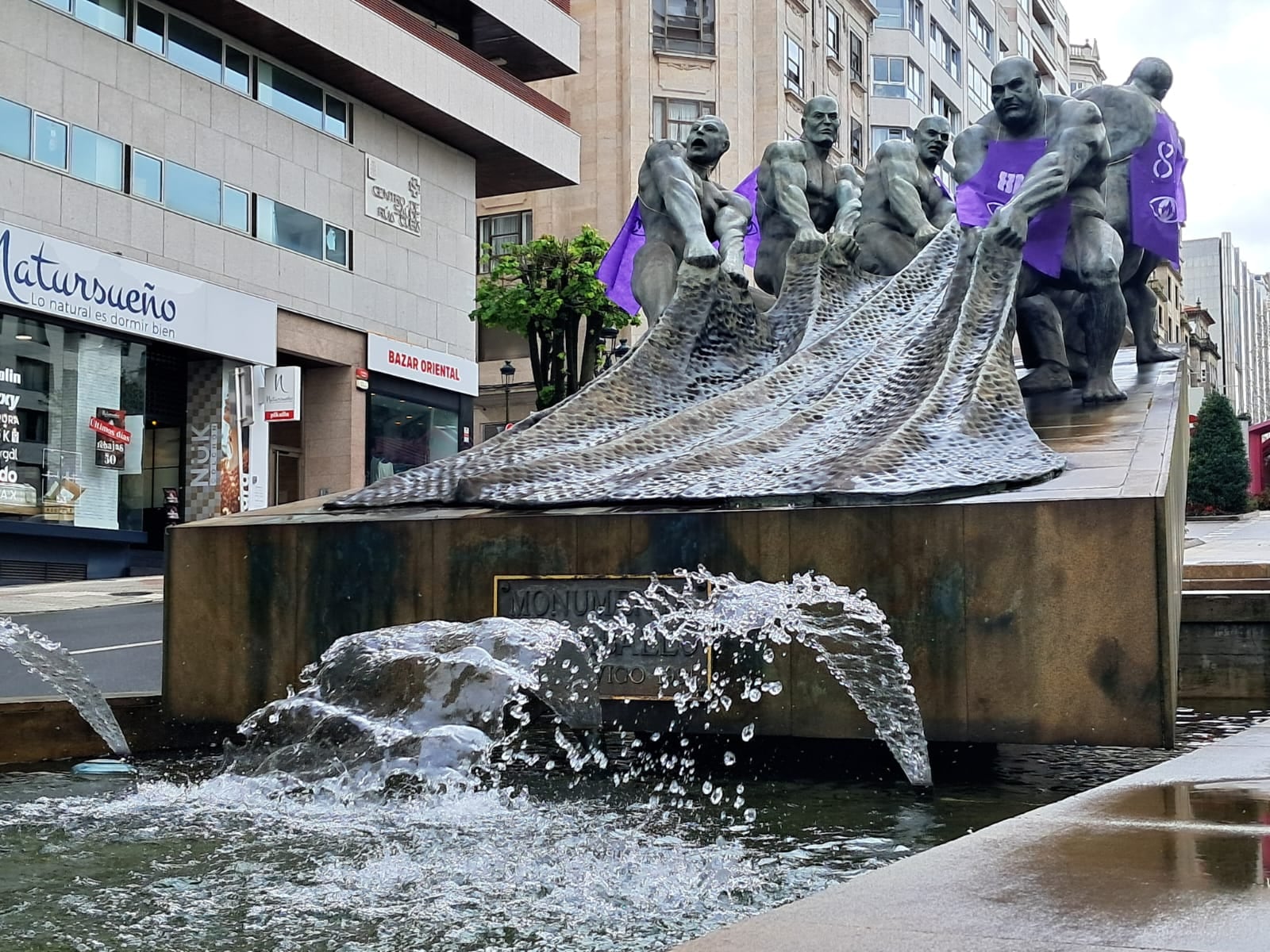 La borrasca da una tregua en Vigo