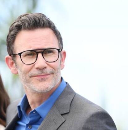 Michel Hazanavicius, apresentando ‘O Formidável’ em Cannes.