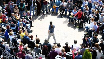 Pablo Iglesias, en un acto en Nalda, La Rioja.