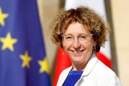 La ministra francesa de Trabajo, Muriel Penicaud, encargada de la reforma laboral