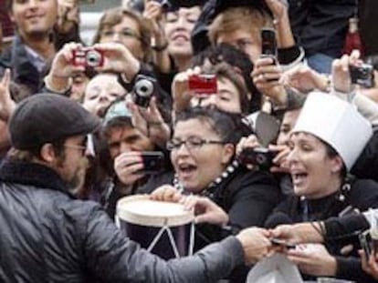 Brad Pitt llega  a San Sebastián