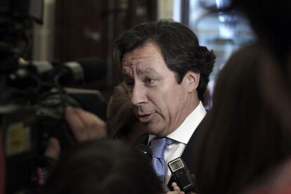 Carlos Floriano, ayer en el Congreso.