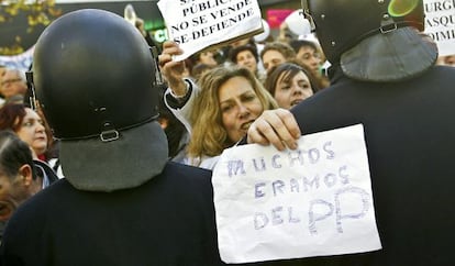 Concentraci&oacute;n ante la Asamblea de Madrid.