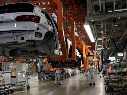 Una planta de Audi en San Jose Chiapa (México) en abril de 2018. 