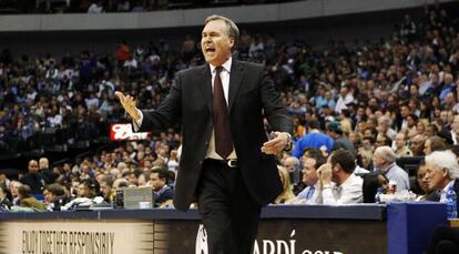 Mike D'Antoni, en su época con los Knicks.