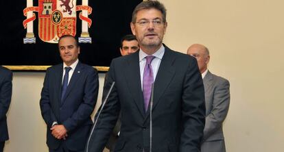 El ministro de Justicia, Rafael Catalá, la pasada semana.