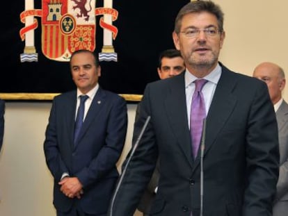 El ministro de Justicia, Rafael Catalá, la pasada semana.