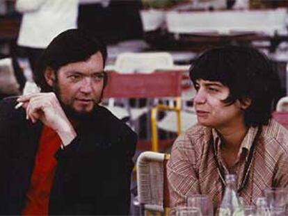 Julio Cortázar e Isel Rivero en Venecia, en 1971.